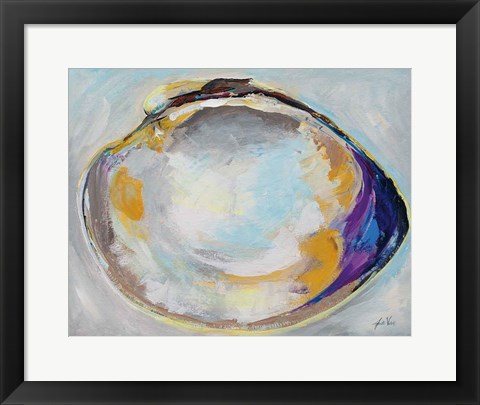 Framed Open Quahog II Print