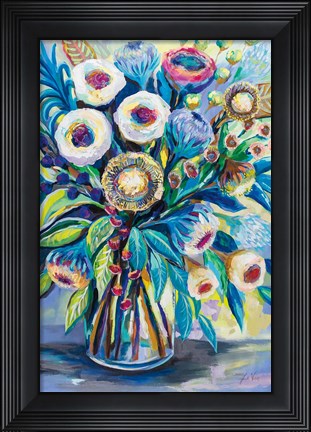 Framed Bountiful Bouquet Print