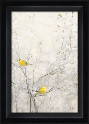Framed Birds in Trees II Print
