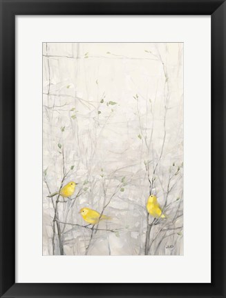 Framed Birds in Trees I Print