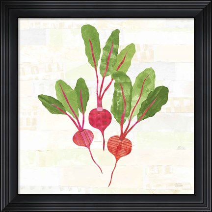 Framed Kitchen Garden V No Words Print