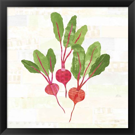 Framed Kitchen Garden V No Words Print