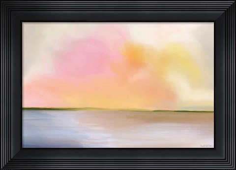 Framed Cotton Candy Beach Print