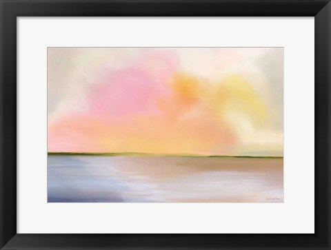 Framed Cotton Candy Beach Print