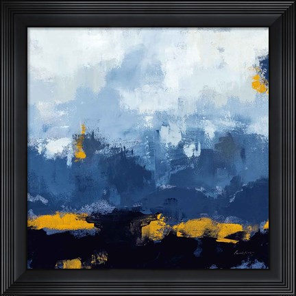 Framed Mountain Gold Print