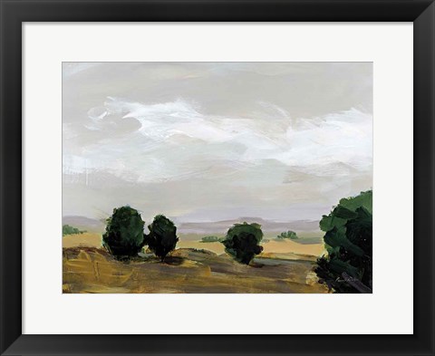 Framed Autumn Fields Print