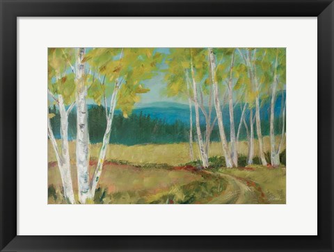 Framed Birch Road Print