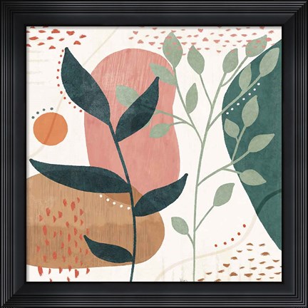 Framed Abstract Blossom IV Print