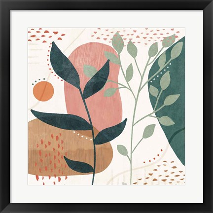 Framed Abstract Blossom IV Print