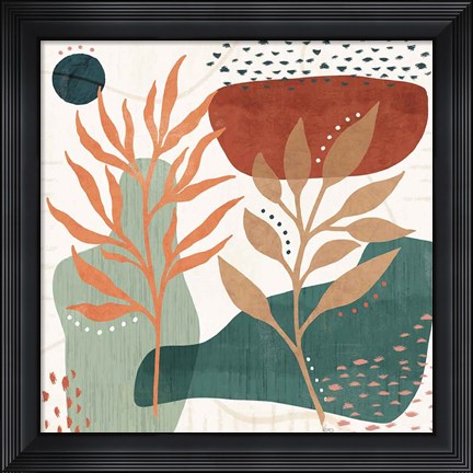 Framed Abstract Blossom II Print