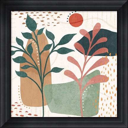 Framed Abstract Blossom III Print
