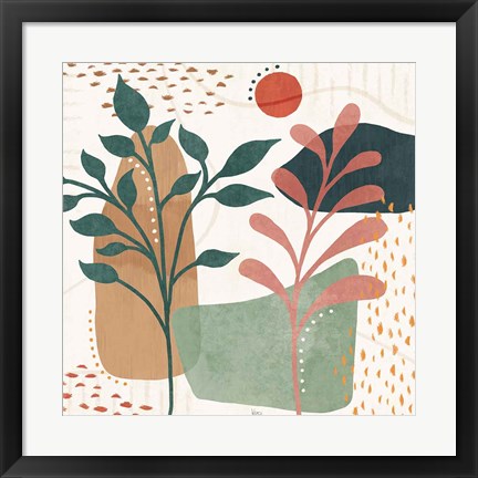 Framed Abstract Blossom III Print