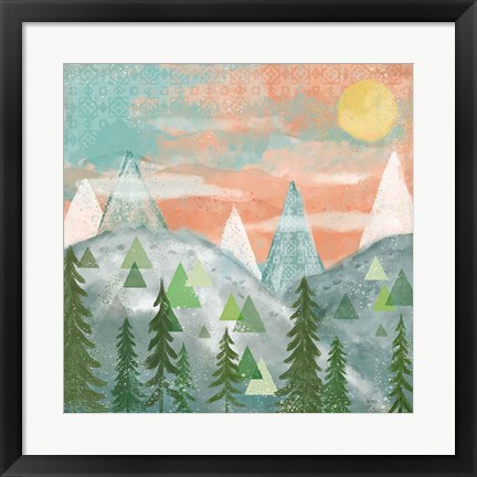 Framed Woodland Forest VII No Words Print