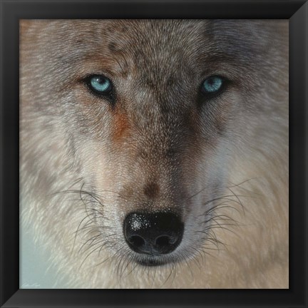 Framed Inner Wolf Print