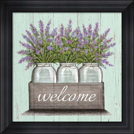Framed Welcome Print
