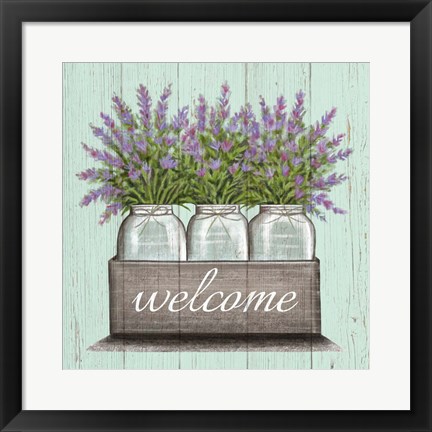 Framed Welcome Print