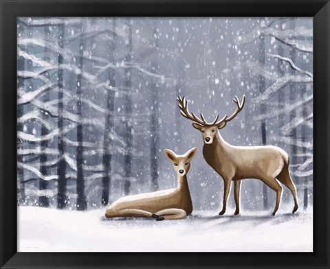 Framed Deer Print