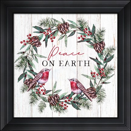 Framed Peace on Earth Print