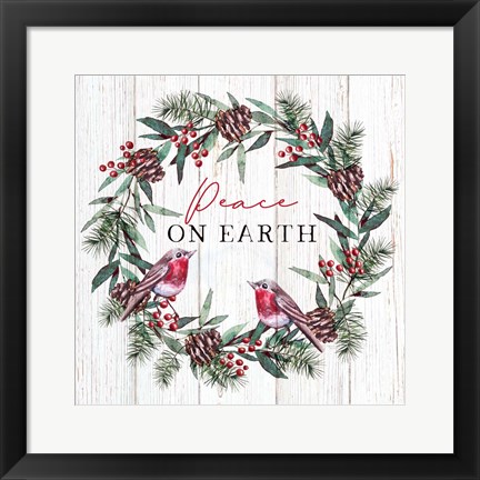 Framed Peace on Earth Print