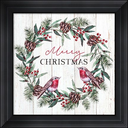 Framed Merry Christmas Print