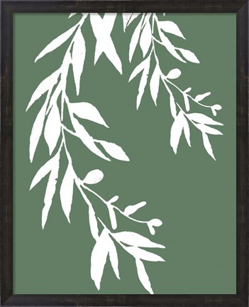Framed Leaves I Print