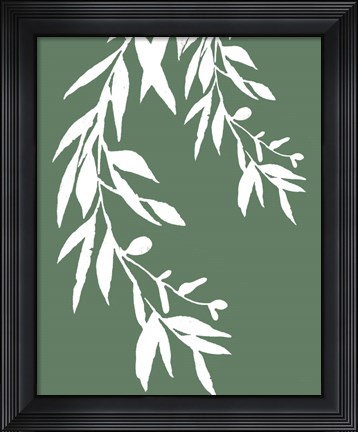 Framed Leaves I Print