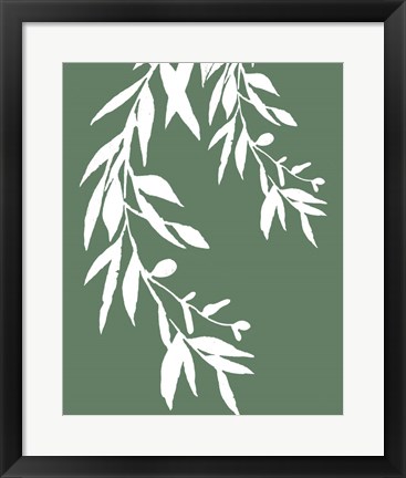 Framed Leaves I Print