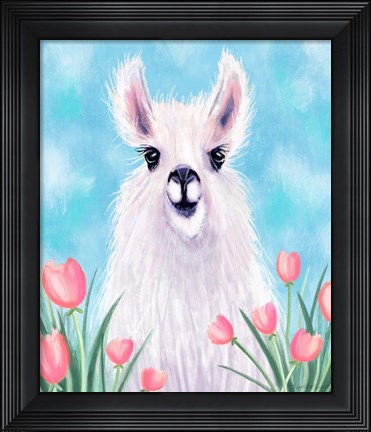 Framed Llama Print