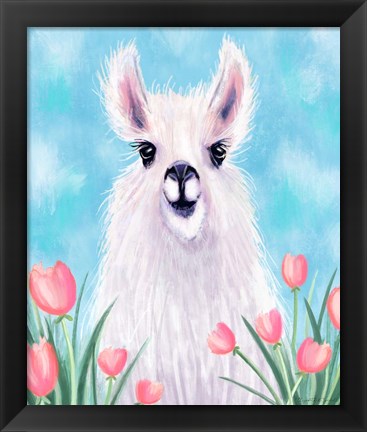 Framed Llama Print