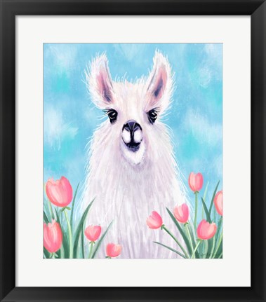 Framed Llama Print