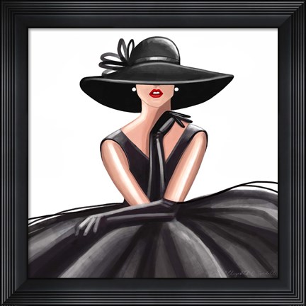 Framed Glam Gown Print