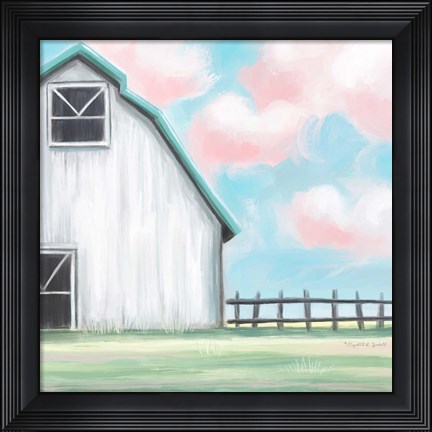 Framed Farmhouse Barn II Print