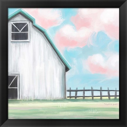 Framed Farmhouse Barn II Print