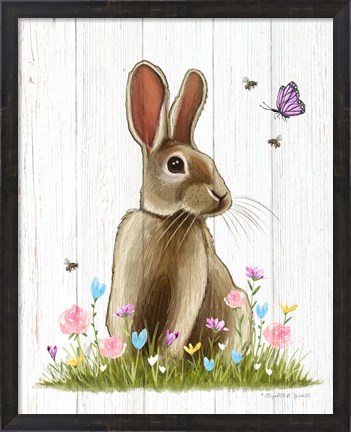 Framed Easter Rabbit Print