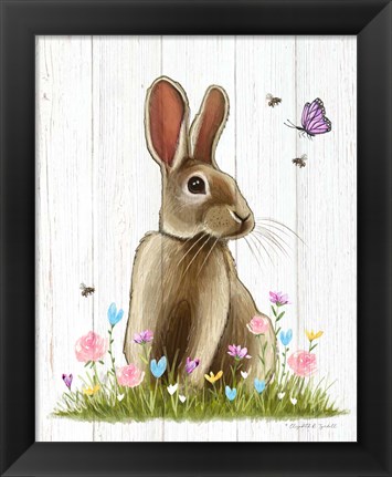 Framed Easter Rabbit Print