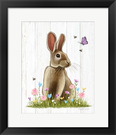 Framed Easter Rabbit Print