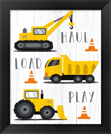 Framed Haul, Load, Play Print