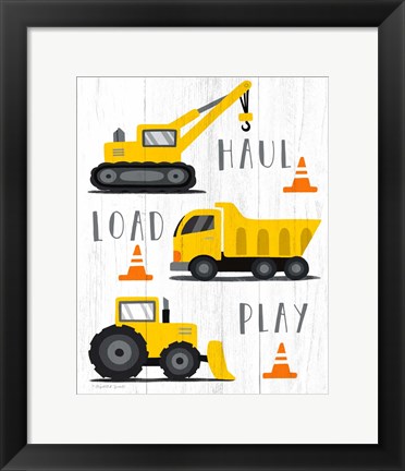 Framed Haul, Load, Play Print