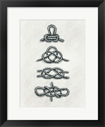 Framed Knot So Fast II Print