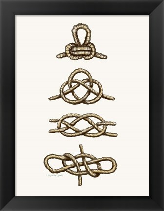 Framed Knot So Fast II Print