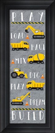 Framed Construction Set Print
