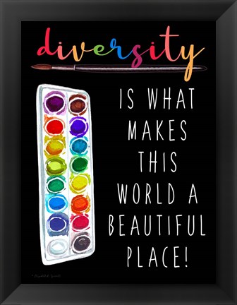 Framed Diversity Print