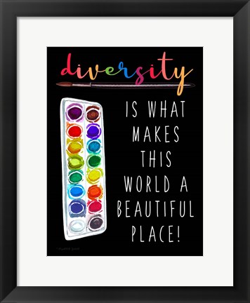 Framed Diversity Print