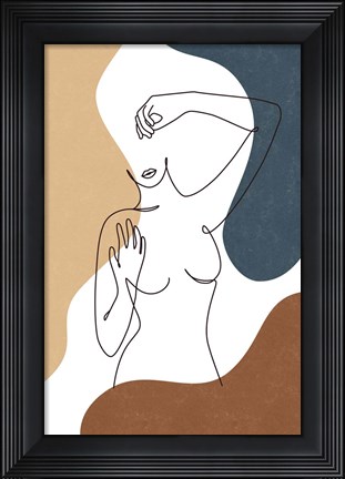 Framed Curves Print