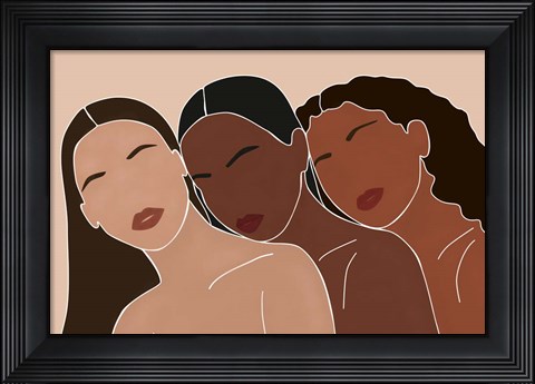 Framed Three Women Print