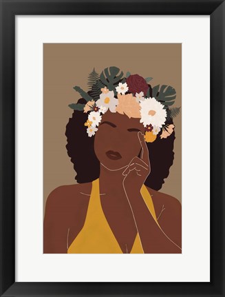 Framed Flower Crown Print