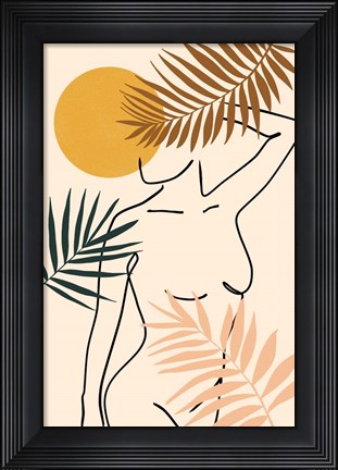 Framed Botanical Babe Print
