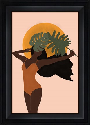 Framed Botanical Babe II Print
