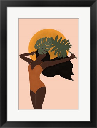 Framed Botanical Babe II Print