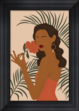 Framed Botanical Babe III Print